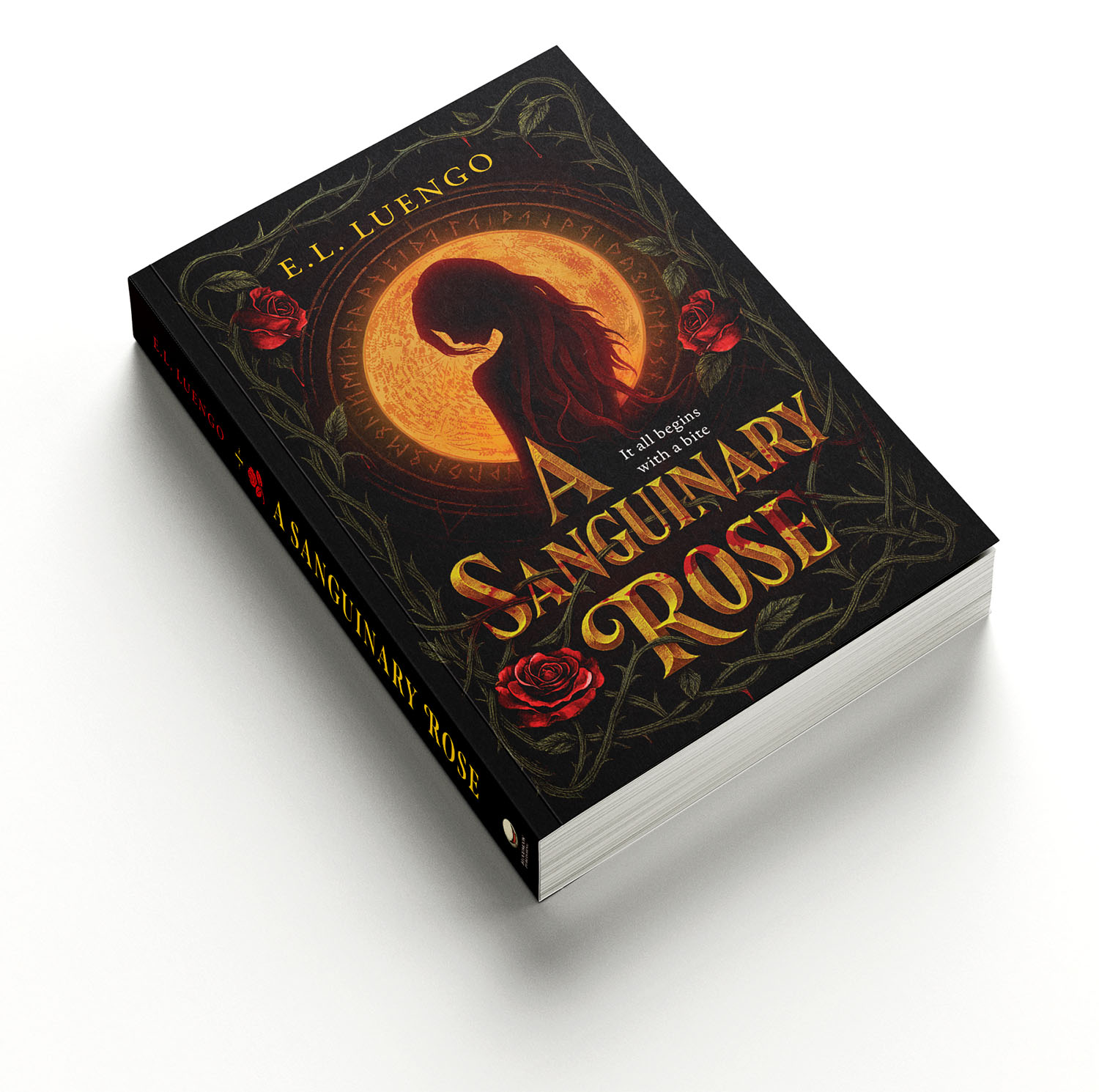 sanguinary rose paperback mockup